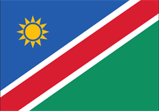 Namibia flag, corruption