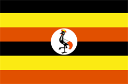 Uganda flag - corruption
